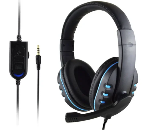 Fone de Ouvido Com Fio P2 Com Microfone Para PS4, PS3 e PC