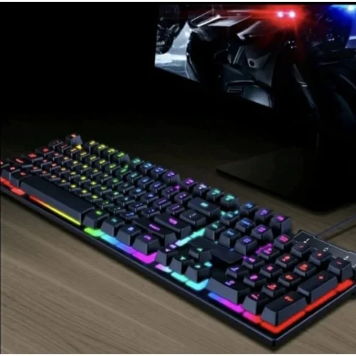 Design do teclado gamer semi mecânico