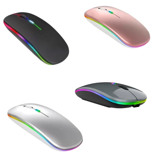 Mouse Sem Fio Wireless RGB Recarregável 2.4 Ghz - Imagem 5