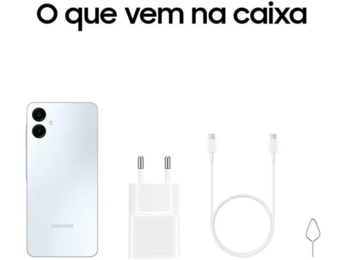 smartphone samsung galaxy a06 oque vem na caixa