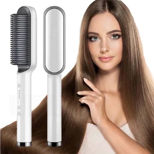 Escova De Cabelo Elétrica Pente De Aquecimento bivolt - Imagem 6
