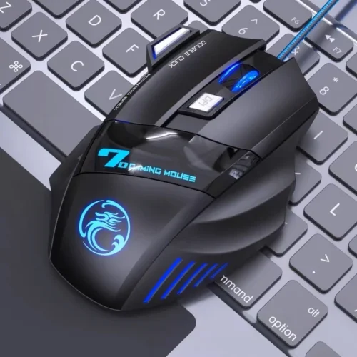 Mouse Gamer Com Fio 3200dpi com LED X7