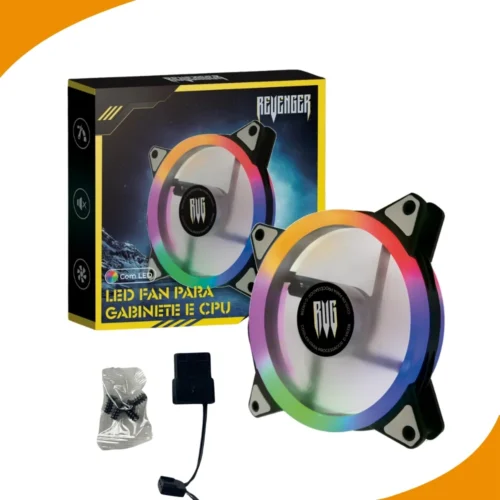 Kit 3 Cooler PC Gamer Led Rgb 120mm - Imagem 4