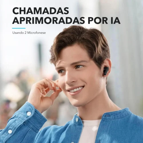 Fone De Ouvido Anker P20i  Sem Fio 30H Bluetooth - Imagem 7