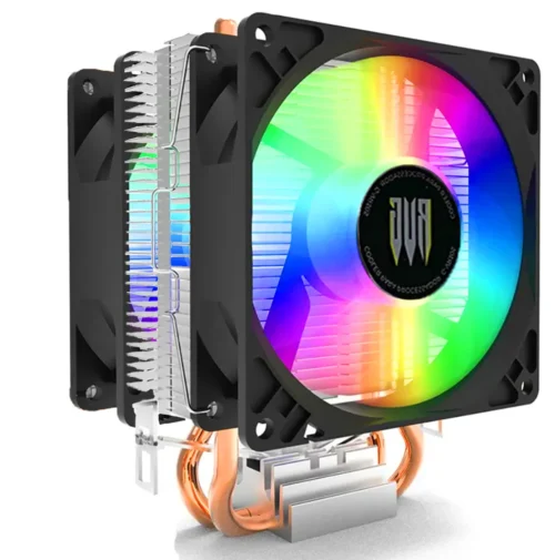 Air Cooler Duplo PC CPU RGB Intel Amd RGB