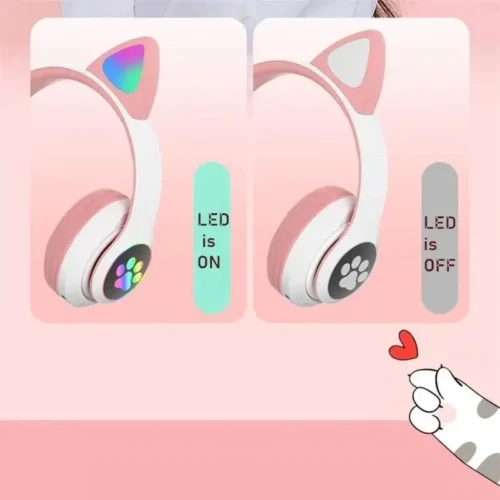 Fone Bluetooth Com Botão de LED