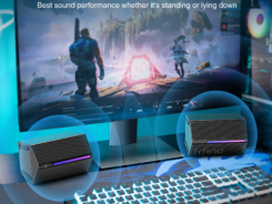 PC Gamer com Caixa de Som