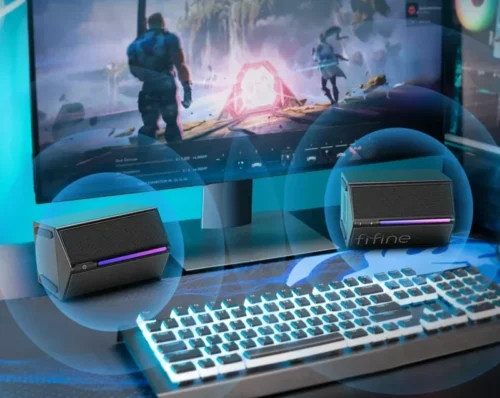 PC Gamer com Caixa de Som