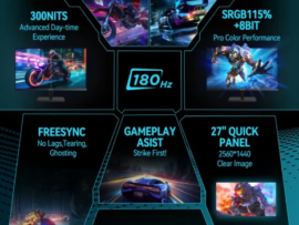 Monitor 27 Polegadas ARZOPA 180hz