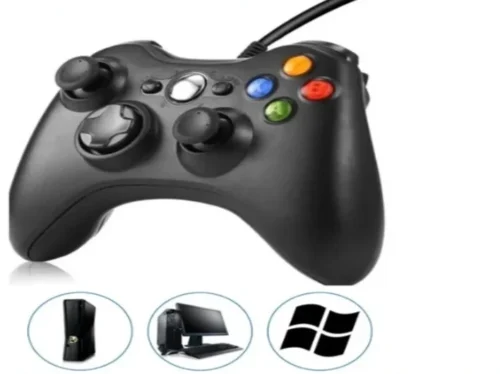 Controle De Xbox 360 Com Fio Para Videogame e PC - Imagem 6