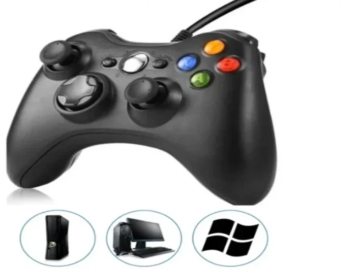 Controle De Xbox 360 Com Fio Para Videogame e PC - Imagem 6