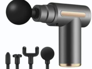 Massageador Elétrico Mini Profissional Muscular e Facial Recarregável