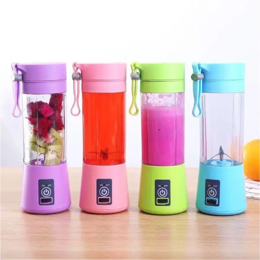 Mini Liquidificador Portátil Usb Juice Cap Cores