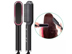 Escova De Cabelo Elétrica 3 em 1 Mulher usando