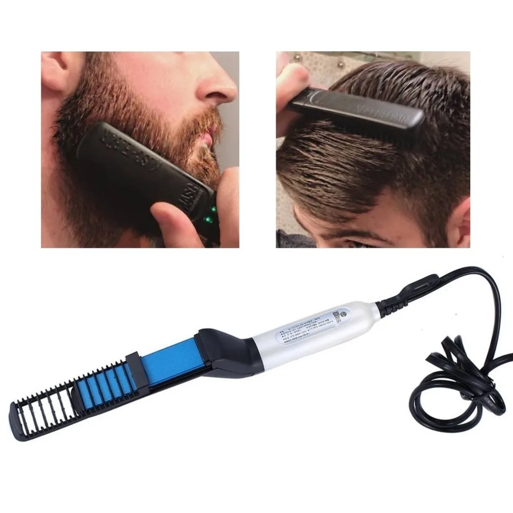 Escova de Cabelo Elétrica Multifuncional Masculina - Imagem 5