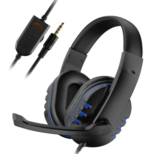 Fone de Ouvido Gamer para Jogos Com Fio de 3,5 mm