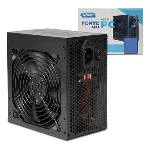 Fonte de Alimentação 500W Knup KP-522 115V/230V Caixa