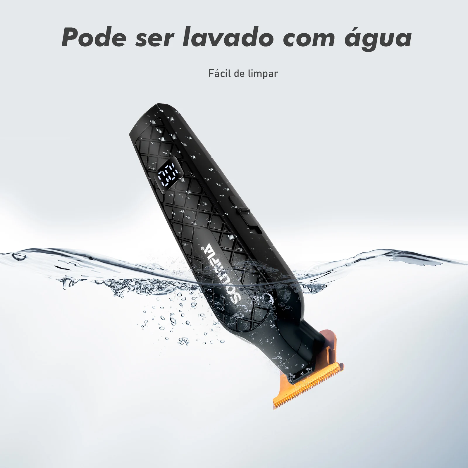 Máquina de Cortar Cabelo À Prova De Água - Imagem 4