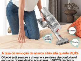 Aspirador de Pó Portátil Sem Fio
