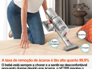 Aspirador de Pó Portátil Sem Fio