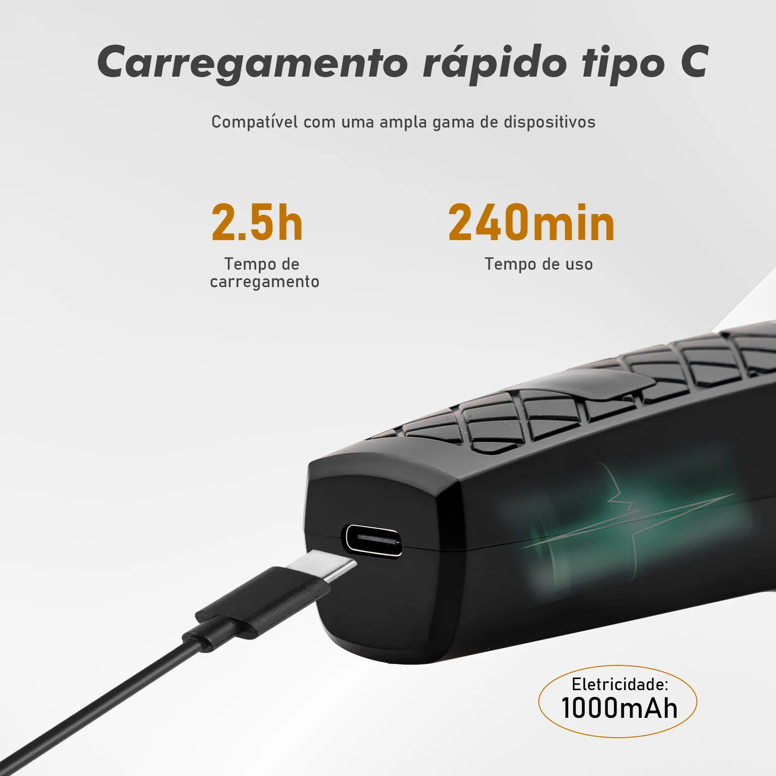 Máquina de Cortar Cabelo À Prova De Água - Imagem 3