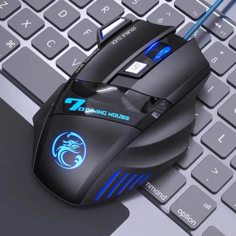 Mouse Gamer X7 RGB – 7 Botões Programáveis, DPI Ajustável, com LED laser X7 1 Mouse Gamer X7 RGB 7 Botões Programáveis