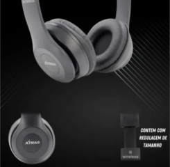 Fone de Ouvido Bluetooth Preto - XTRAD