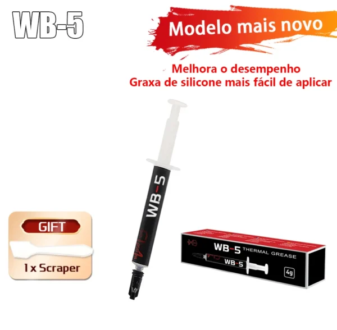 Pasta Térmica WB-5 4g | Alta Condutividade 17W/m·K