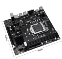 Placa Mãe MACHINIST H61C LGA 1155 | Chipset Intel H61 | DDR3, HDMI Tamanho