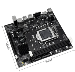 Placa Mãe MACHINIST H61C LGA 1155 | Chipset Intel H61 | DDR3, HDMI Tamanho