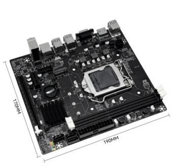 Placa Mãe MACHINIST H61C LGA 1155 | Chipset Intel H61 | DDR3, HDMI Tamanho
