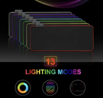 Mouse pad Gamer RGB - 80cm x 30cm Modos de Iluminação