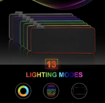 Mouse pad Gamer RGB - 80cm x 30cm Modos de Iluminação