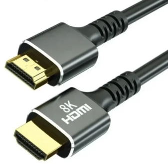 Cabo HDMI 8K 2.1 Ultra High Speed 5m – Suporte a 8K, VRR e Dolby Vision Condutores banhados a ouro