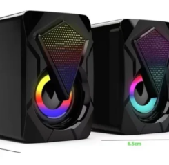 Caixinha de Som RGB Gamer E005 - para PC, Consoles e TV - Tamanho