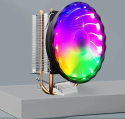 Cooler Knup Para Processador Intel E AMD RGB Funcionando