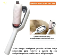 Escova Removedora de Pelos para Cães Detalhes