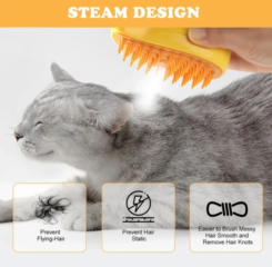 Escova de Banho Elétrica para Cães e Gatos Design