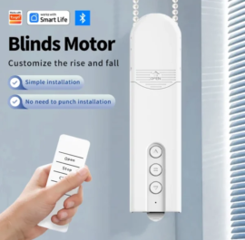 Cortina Elétrica para casa inteligente, com controle remoto bluetooth