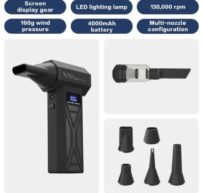 Soprador de Ar Turbo 4ª Geração | Motor Brushless 130.000 RPM | Vento 52m/s - Tipo B