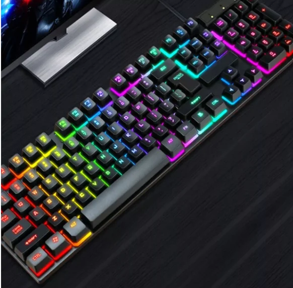 Teclado Gamer Semi Mecânico RGB ABNT2 USB para PC e Notebook