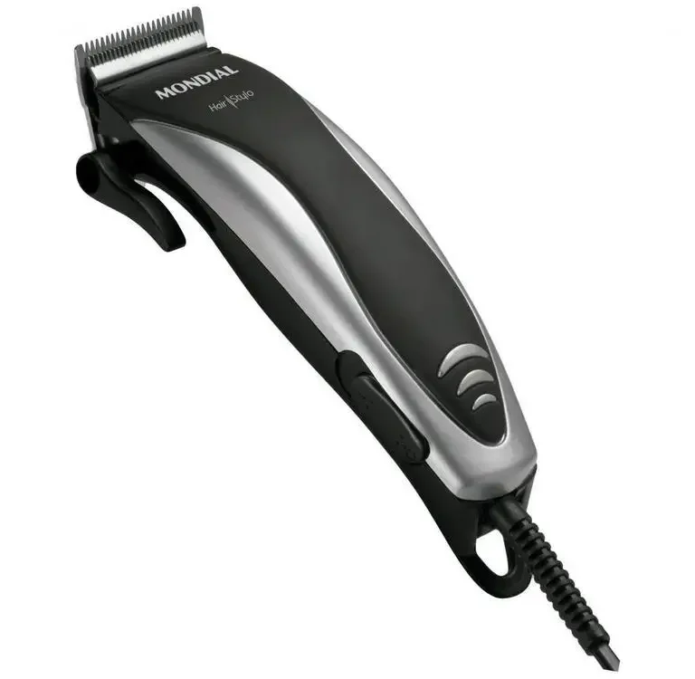 Máquina de Cortar Cabelo Mondial CR-02 Hair Stylo 110V com Lâmina em Aço Inox