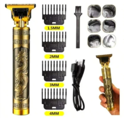 Máquina de Acabamento Profissional Sem Fio USB com Bateria Recarregável – Design Premium Conteúdo da Embalagem