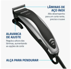 Máquina de Cortar Cabelo Mondial CR-02 Hair Stylo 110V Detalhes