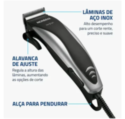 Máquina de Cortar Cabelo Mondial CR-02 Hair Stylo 110V Detalhes