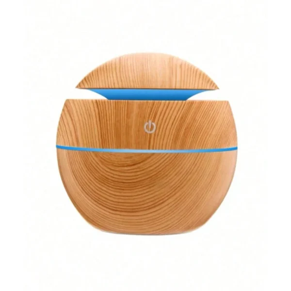 Umidificador USB Ultrassônico Mini com Aromatizador e LED 7 Cores