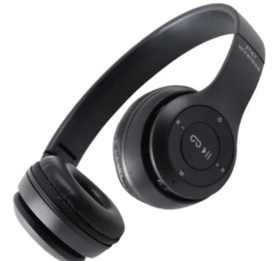 Fone De Ouvido Sem Fio F47 / P47 Dobrável Preto