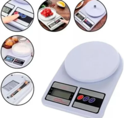balança de cozinha 10kg sendo usada