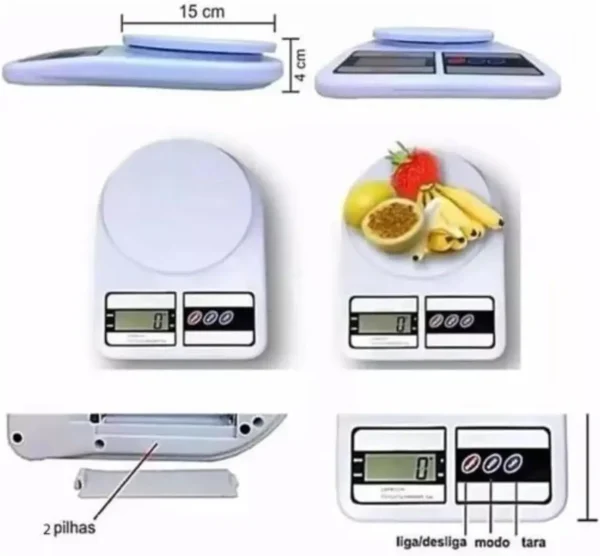 balança de cozinha 10kg alta características