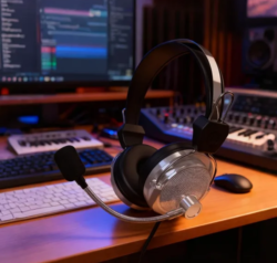 Fone de Ouvido Gamer no computador
